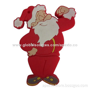 USB Flash Drive for Christmas Items, 8 to 16GB Memory, Plug-and-play Function, FCC, CE, RoHS Marks
